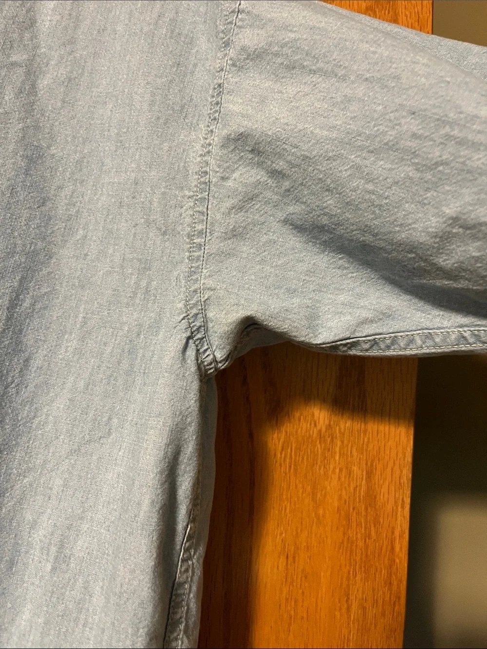 J. Crew Light Blue Denim Button-Down Shirt - Women's Classic